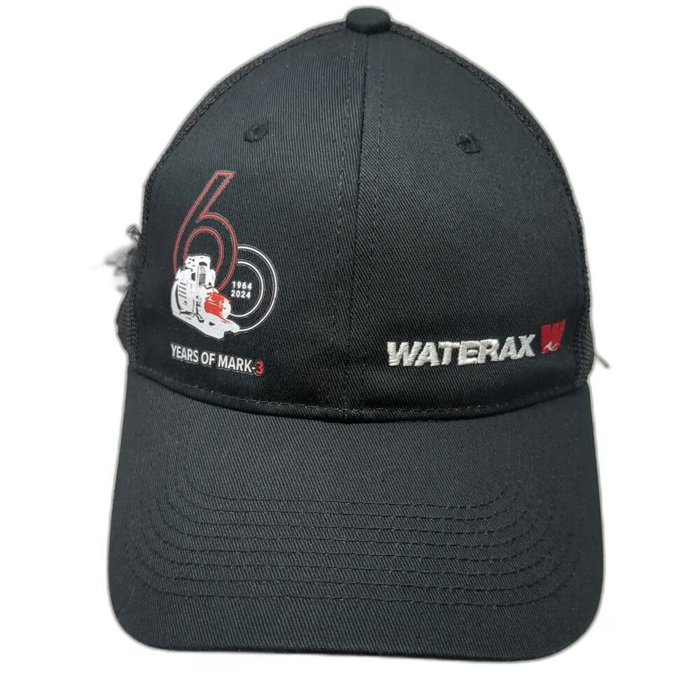 AJM International Trucker Hat Black One Size Waterax Mark-3 60th Anniversary